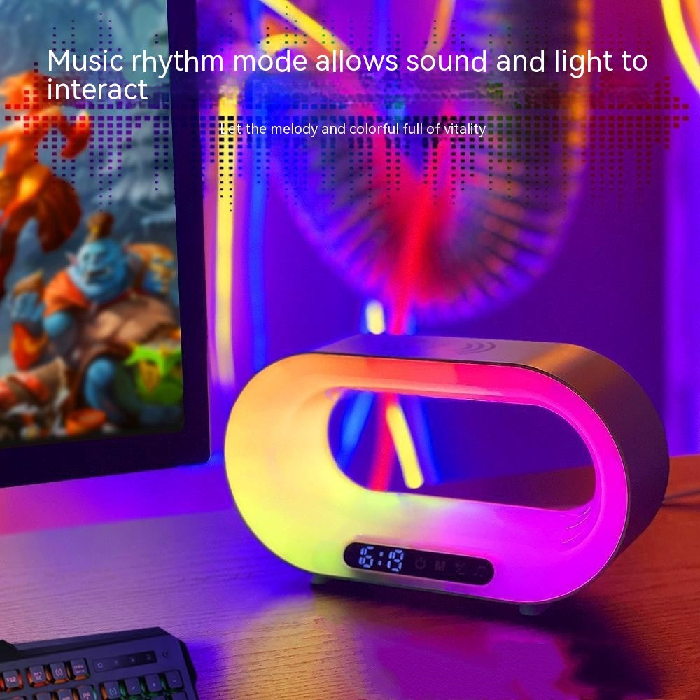 Smart RGB Desk Lamp - Wirelles Charcging & Alarm Clock