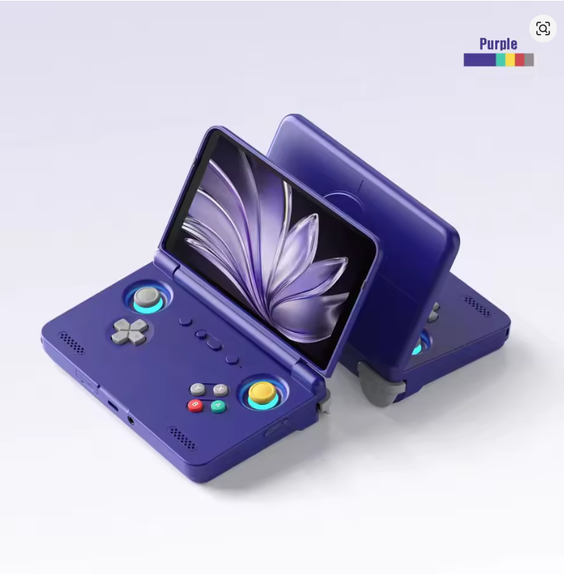 Retroid Pocket Flip2 Retro Handheld-Spielekonsole 5,5 Zoll Touch AMOLED-Bildschirm 1080P SD865 Android 13 Wifi6 Tragbarer Videoplayer