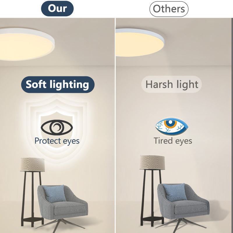 Smart RGB Ceiling Light - App-Controlled Ambient LED Lamp