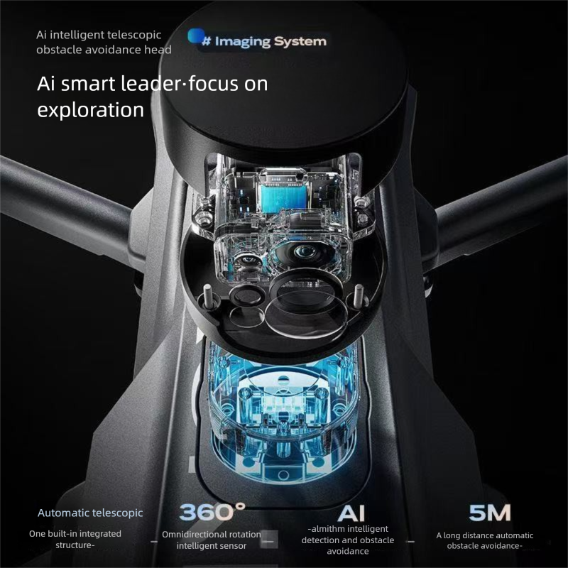"P7Max 8K GPS Drone – 3-Axis Gimbal, 20km Range, Brushless Motor, Obstacle Avoidance"