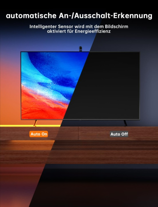Smart LED TV Backlight – RGB Ambient Lighting with Camera (55-65 inch)