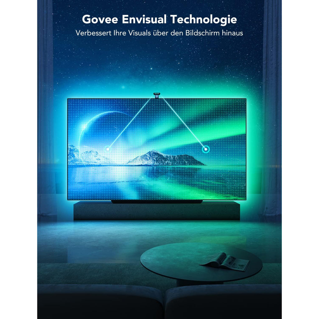Smart LED TV Backlight – RGB Ambient Lighting with Camera (55-65 inch)