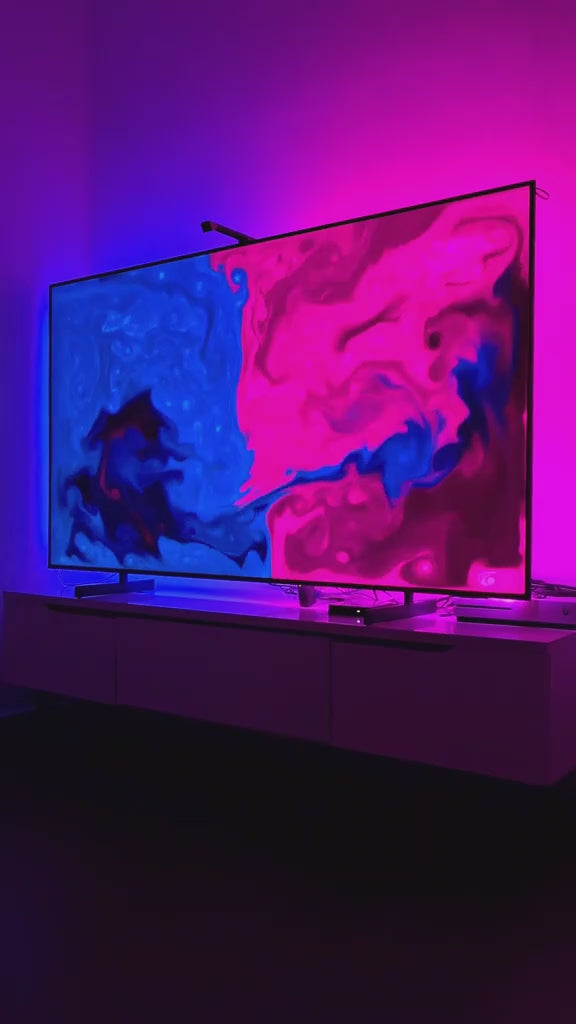 Smart LED TV Backlight – RGB Ambient Lighting with Camera (55-65 inch)