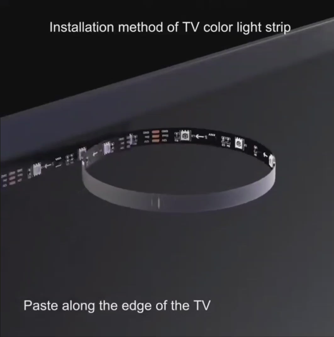 Smart LED TV Backlight – RGB Ambient Lighting with Camera (55-65 inch)